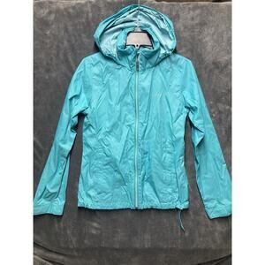 Columbia Switchback Windbreaker Rain Jacket Woman M Packable Hooded Gorpcore Y2K